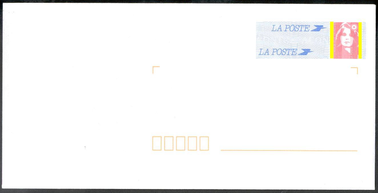 Enveloppe Timbrée 2 Timbres dont 1 Perforés ( P A C )